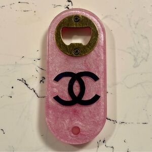 Luxury CC Designer Bottle Opener | Elegant Collectible Gift